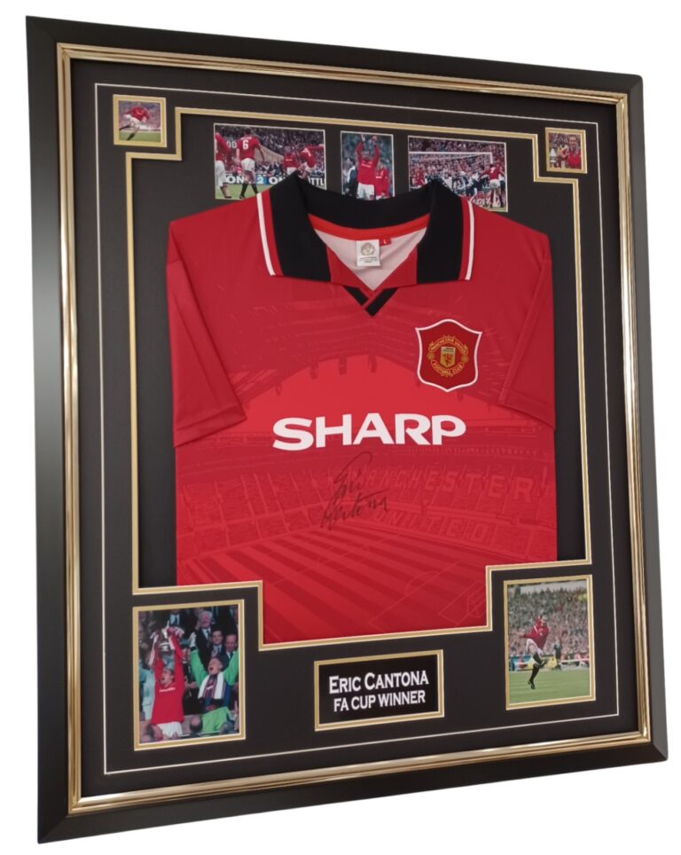 ERIC CANTONA Of Manchester United Signed Shirt 1994 Fa Cup Winners ...