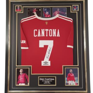 cantona signed shirt