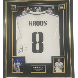 framed toni kroos signed shirt