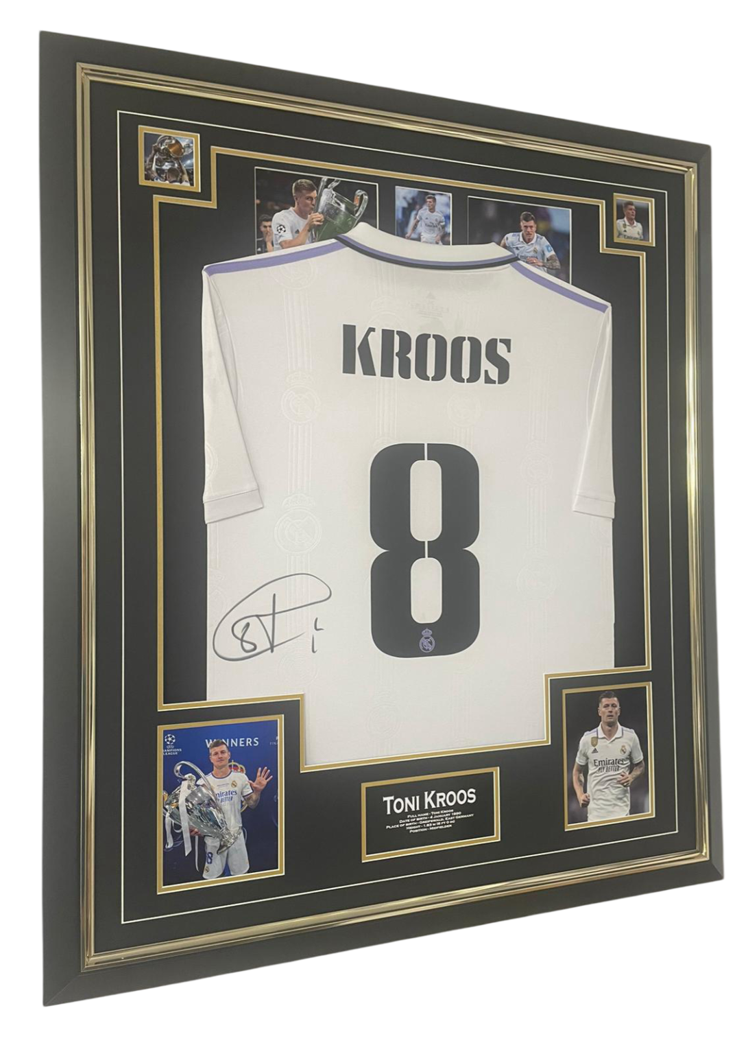 Autographe Signé Toni Kroos Real Madrid - Format A5, Original Non Certifié, Occasion