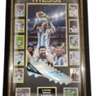 LIONEL MESSI SIGNED FOOTBALL BOOT ARGENTINA