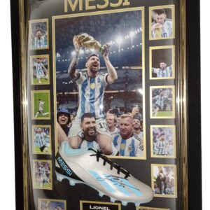 MESSI SIGNED BOOT ARGENTINA
