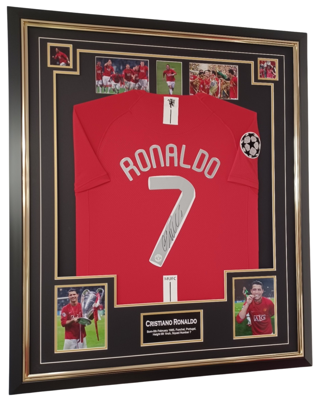 united legend ronaldo signed shirt
