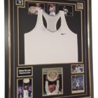 serena williams signed photo and dress