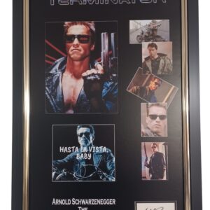 Arnold Schwarzenegger framed autograph