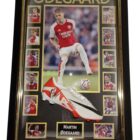 FRAMED AND SIGNED FOOTBALL BOOT AUTOGRAPH MARTIN ODEGARAARD