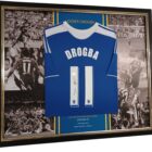 chelsea didier drogba signed shirt