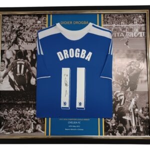didier drogba signed jersey chelsea
