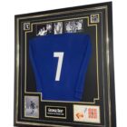 george best signed display jersey shirt
