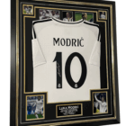 luka modric signed shirt