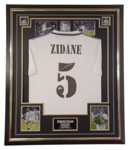 zidane signed real madrid shirt