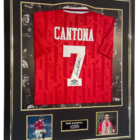 ERIC CANTONA SIGNED JERSEY MANCHESTER