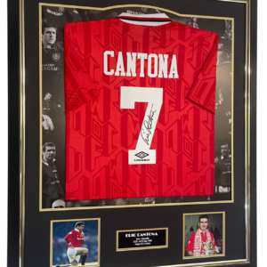 ERIC CANTONA SIGNED JERSEY MANCHESTER