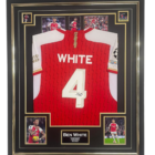 FRAMED AUTOGRAPH ED SIGNED SHIRT BEN WHITE