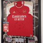 arsenal signed shirt fra,ed 2023 2024