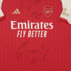arsenal signed team shirt