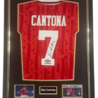 cantona signed united shirt 1992