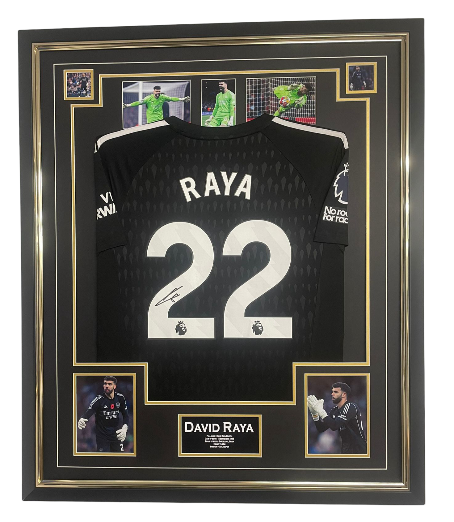 david ray autographed signed framed shirt jersey