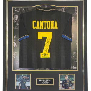 eric cantona signed shirt UNITED