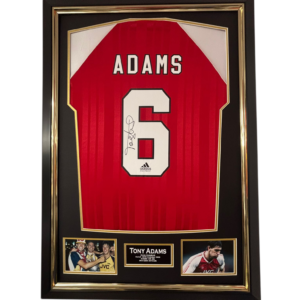 Framed Tony Adams Signed Shirt