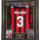 paolo maldini signed milan jersey