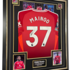 united kobbie mainoo signed shirt