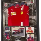 Charles leclerc signed photo shirt framed