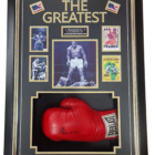 FRAMED MUHAMMAD ALI AUTOGRAPHED GLOVE