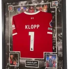 JURGEN KLOPP FRAMED SIGNED SHIRT AUTOGRAPH