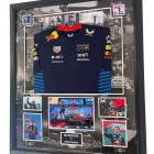 MAX VERSTAPPEN BULL SIGNED PHOTO AND SHIRT