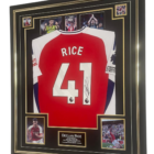 declan rice framed signed jersey