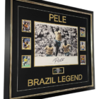 pele signed photo