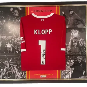 jurgen klopp signed shirt