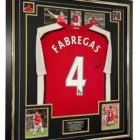 CESC FABREGAS SIGNED SHIRT FRAMED