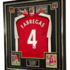 CESC FABRGAS SIGNED SHIRT FRAMED