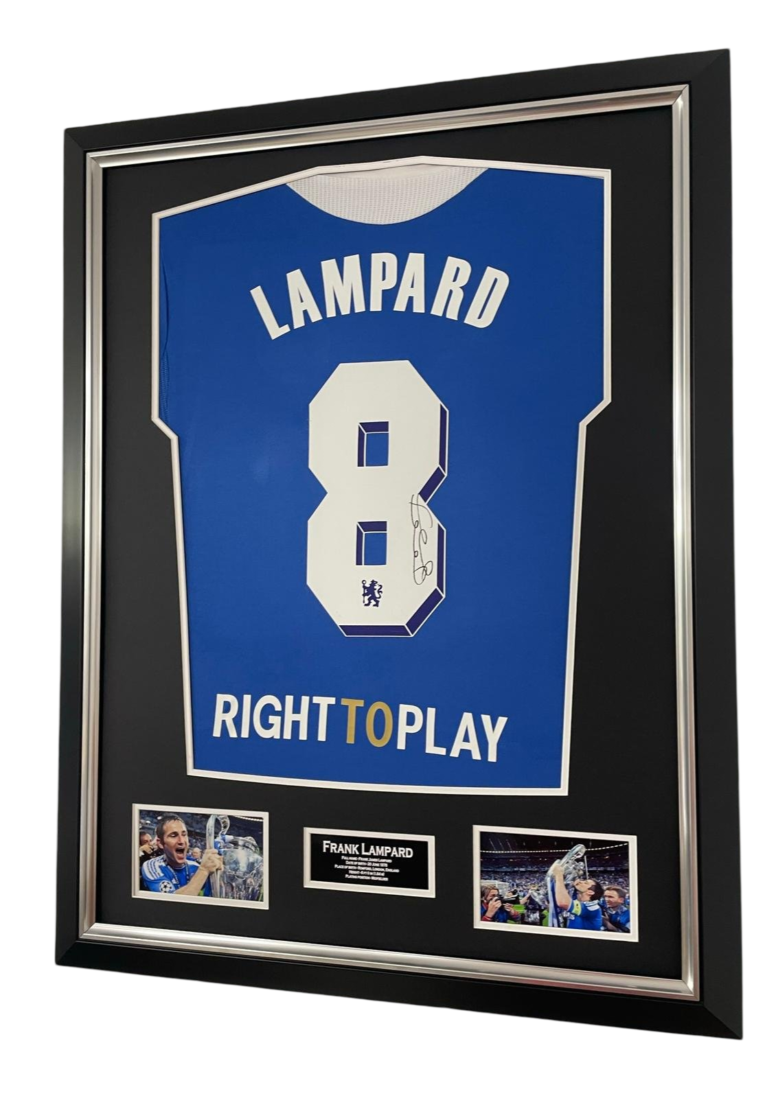 FRANK LAMPARD SIGNED JERSEA CHELSEA LEGEND