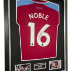 MARK NOBLE SIGNED FRAMED SHIRT