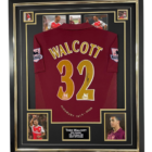 SIGNED FRAMED THEO WALCOTT SHIRT