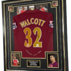 THEO WALCOTT SIGNED JERSEY