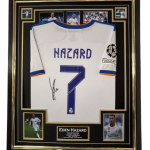 Eden Hazard Signed Shirt MADRID ICON