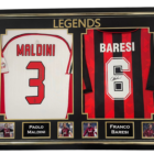 franco baresi and paolo maldini signed milan shirts