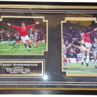 teddy sheringham signed photo