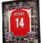 thierry henry signed shirt framed