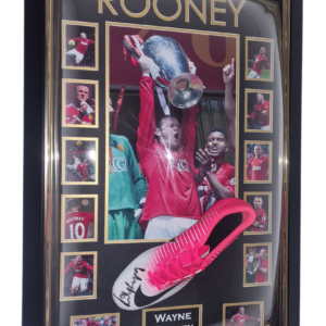 Wayne Rooney of United Signed Football Boot