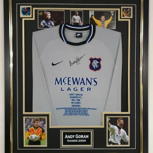 andy goram signed shirt