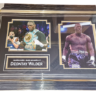 deontay wilder signed photo