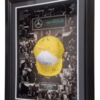 lewis hamilton framed autographed signed cap hat