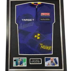 luke littler framed shirt