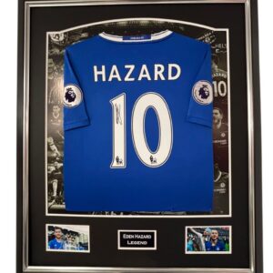 Eden Hazard Signed Shirt AFTAL AUTHENTICATED