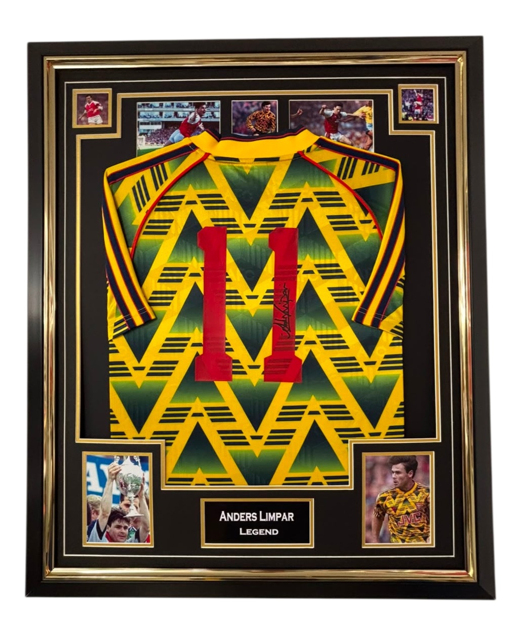 FRAMED ANDERS LIMPAR SIGNED SHIRT